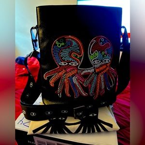 Vincent Black Leather Shoulder Bag - Studio O.C.T.O